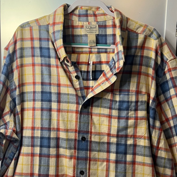 L.L. Bean Men’s 3X Tall flannel new with tags - Picture 2 of 6